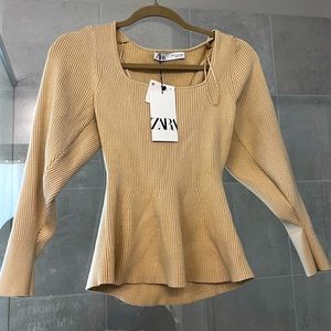 Zara puffed sleeve sweater